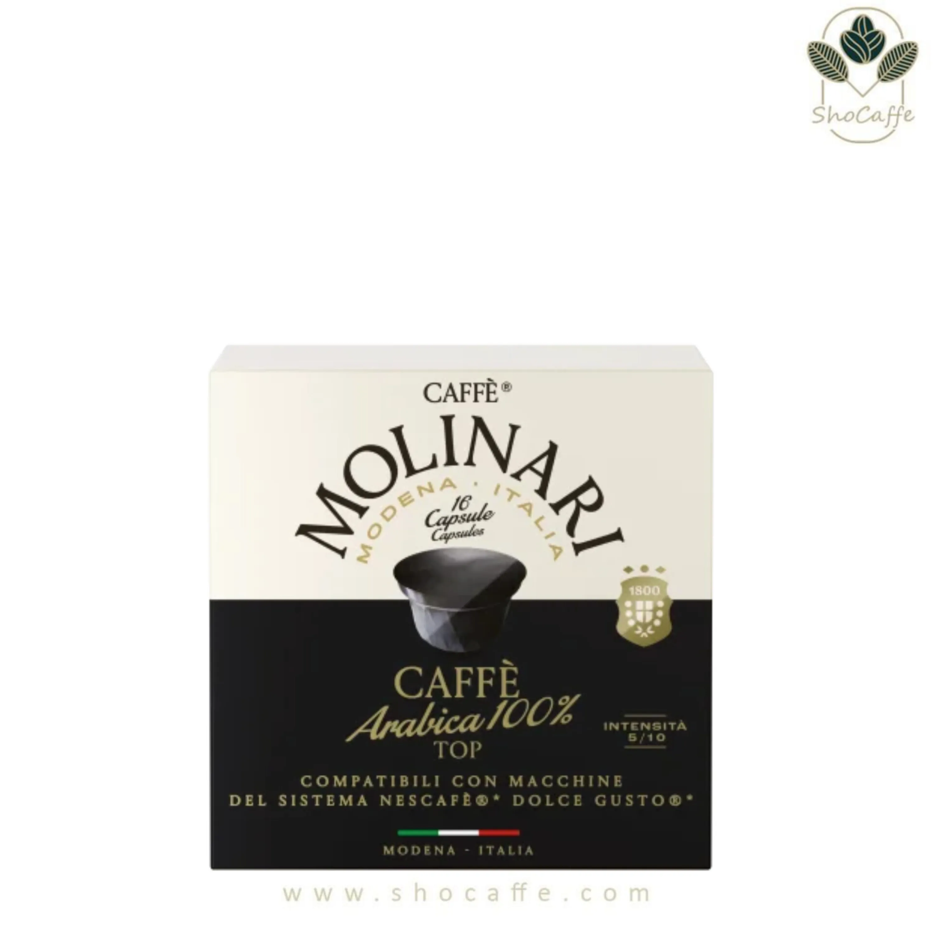 کپسول قهوه دولچه گوستو مولیناری 100 درصد عربیکا Molinari Caffé Arabica 100% Top کپسول قهوه دولچه گوستو مولیناری 100 درصد عربیکا Molinari Caffé Arabica 100% Top